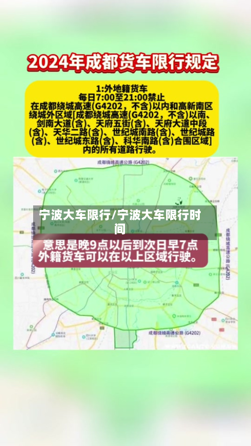 宁波大车限行/宁波大车限行时间