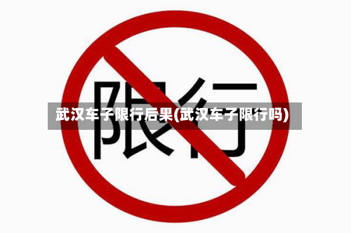 武汉车子限行后果(武汉车子限行吗)-第2张图片