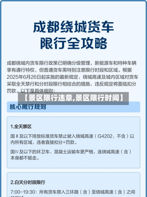 【景区限行违章,景区限行时间】