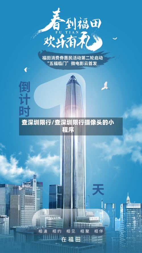 查深圳限行/查深圳限行摄像头的小程序