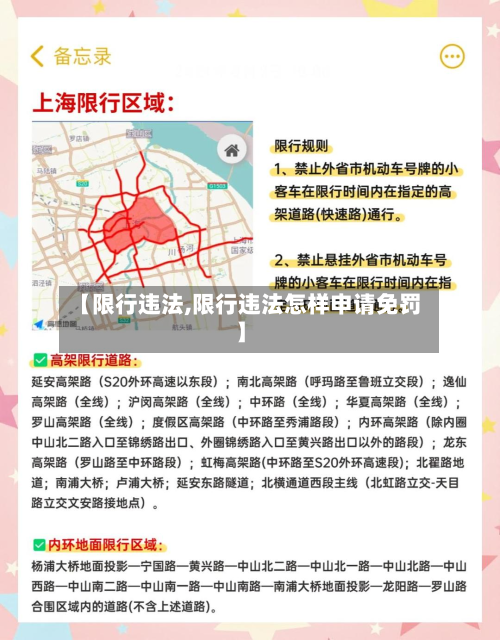 【限行违法,限行违法怎样申请免罚】