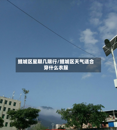 鲤城区星期几限行/鲤城区天气适合穿什么衣服-第2张图片