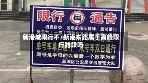新港城限行不/新港东路属于高峰限行路段吗
