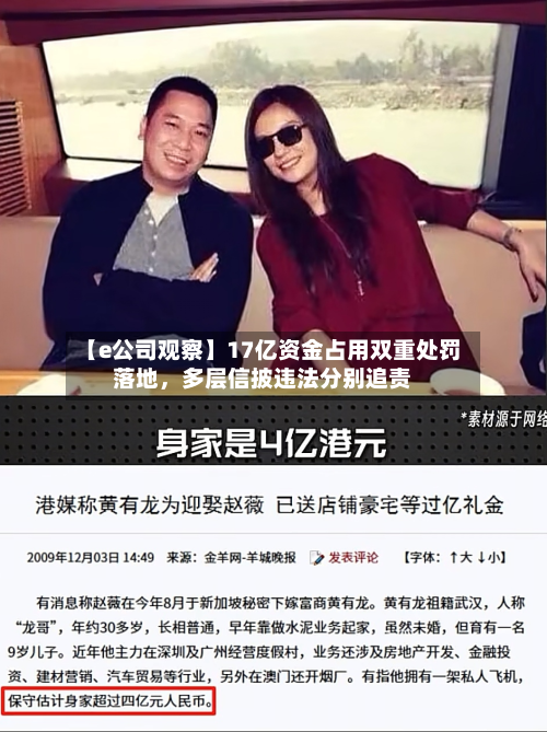 【e公司观察】17亿资金占用双重处罚落地	，多层信披违法分别追责-第3张图片