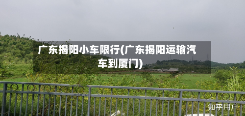 广东揭阳小车限行(广东揭阳运输汽车到厦门)-第3张图片