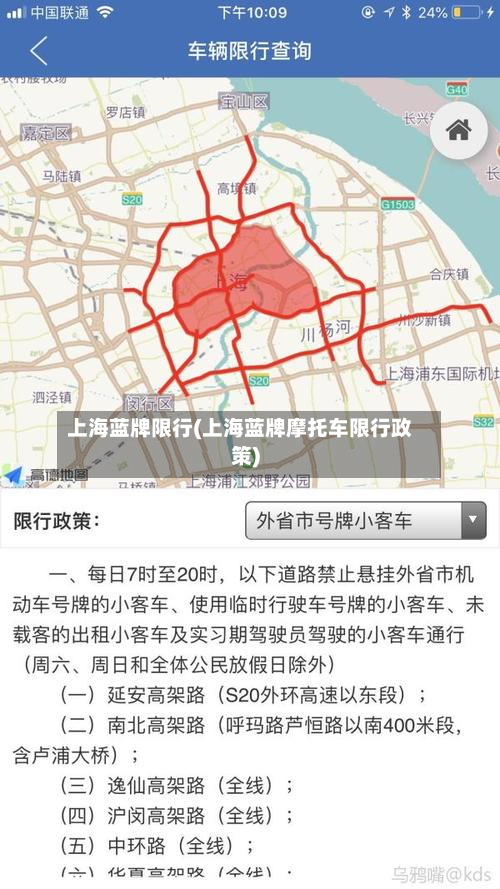 上海蓝牌限行(上海蓝牌摩托车限行政策)-第2张图片