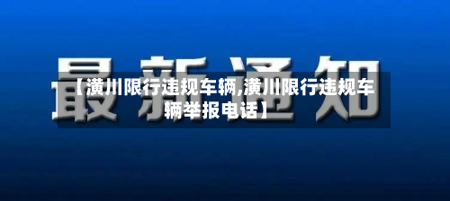 【潢川限行违规车辆,潢川限行违规车辆举报电话】-第2张图片