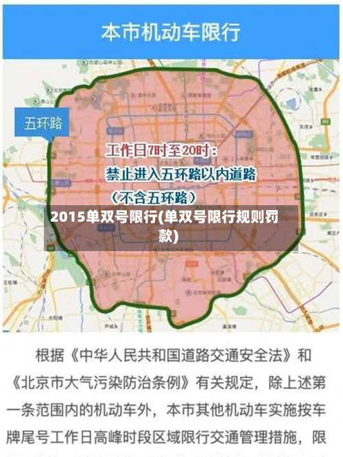 2015单双号限行(单双号限行规则罚款)-第2张图片
