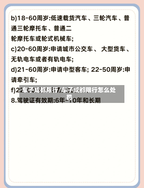 车子成都限行/车子成都限行怎么处罚