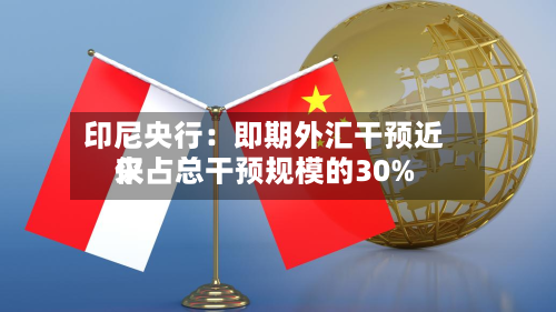 印尼央行:即期外汇干预近来
仅占总干预规模的30%