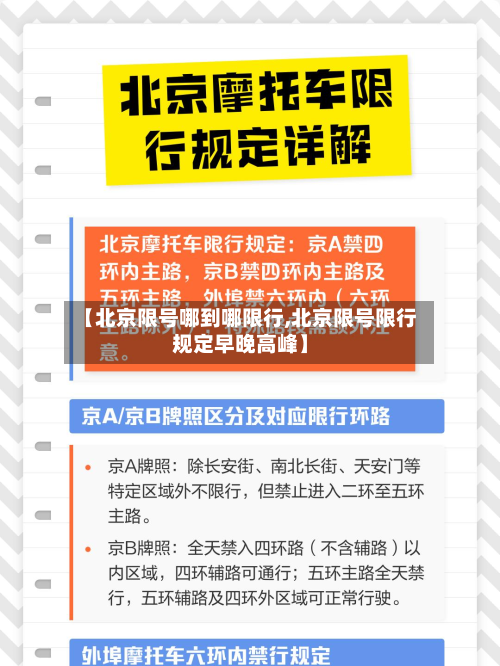 【北京限号哪到哪限行,北京限号限行规定早晚高峰】