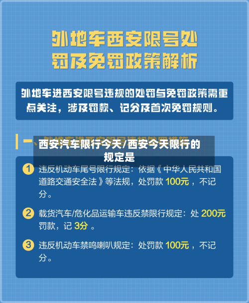 西安汽车限行今天/西安今天限行的规定是