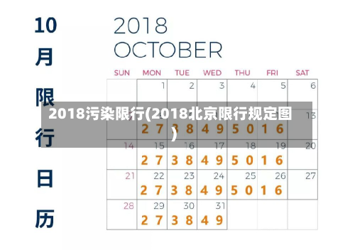 2018污染限行(2018北京限行规定图)