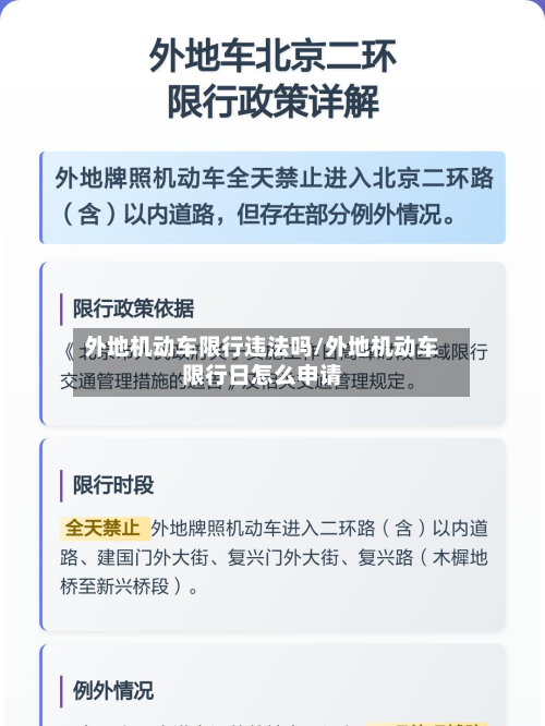 外地机动车限行违法吗/外地机动车限行日怎么申请-第2张图片