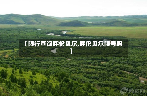【限行查询呼伦贝尔,呼伦贝尔限号吗】-第2张图片