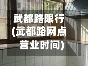 武都路限行(武都路网点营业时间)-第2张图片