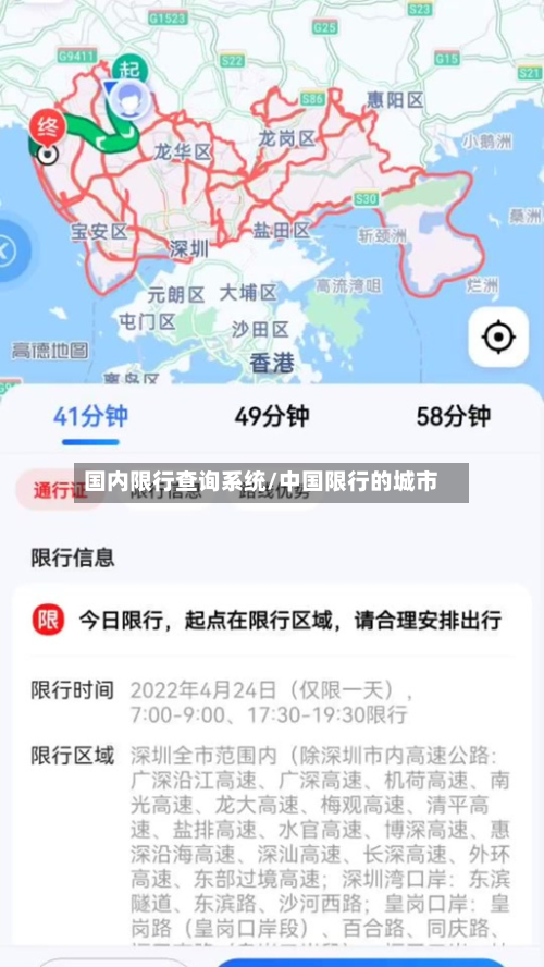 国内限行查询系统/中国限行的城市