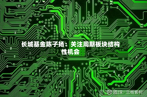 长城基金陈子扬:关注周期板块结构性机会-第2张图片