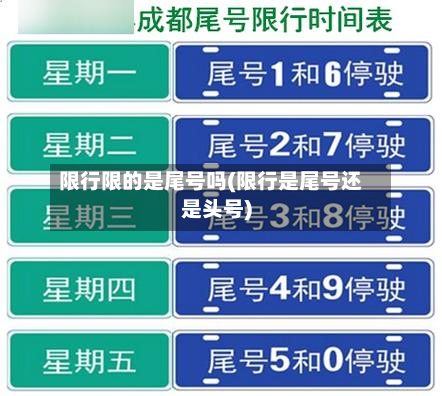 限行限的是尾号吗(限行是尾号还是头号)