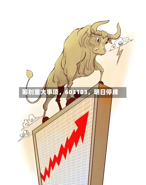 筹划重大事项，603183	，明日停牌-第2张图片
