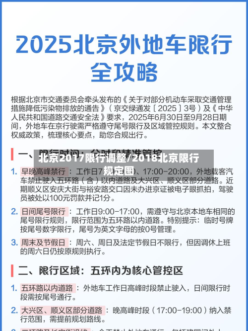 北京2017限行调整/2018北京限行规定图-第2张图片
