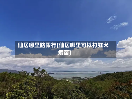 仙居哪里路限行(仙居哪里可以打狂犬疫苗)-第2张图片