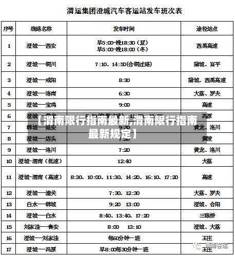 【渭南限行指南最新,渭南限行指南最新规定】-第2张图片
