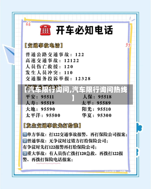 【汽车限行询问,汽车限行询问热线】-第2张图片