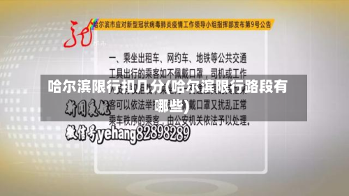 哈尔滨限行扣几分(哈尔滨限行路段有哪些)-第2张图片