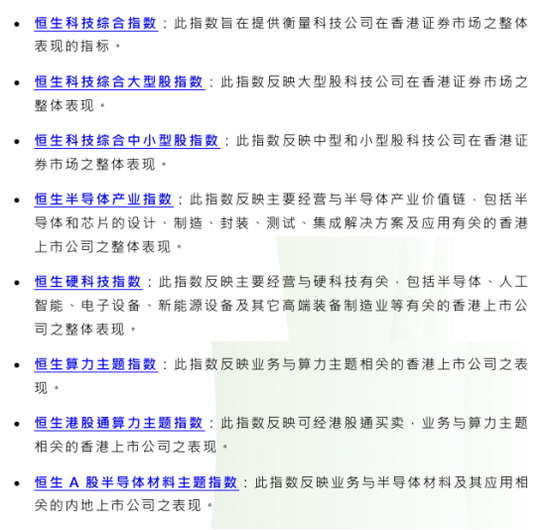 恒生指数公司，推出A股半导体材料主题指数